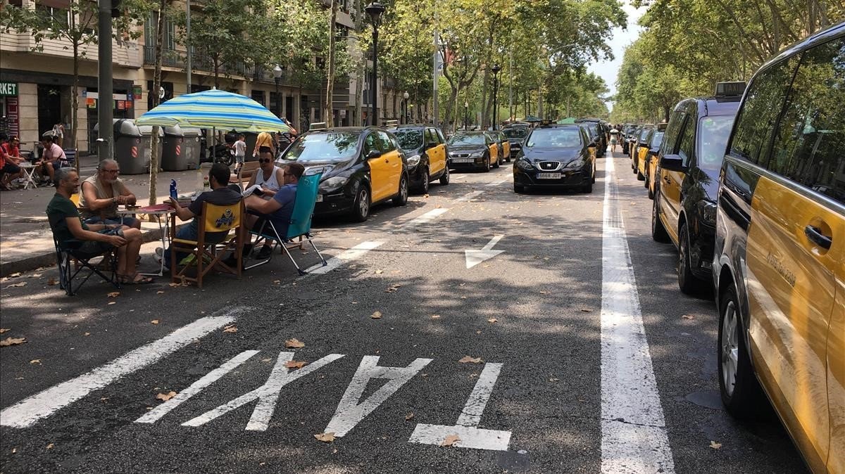забастовка таксистов в Испании, форум таксистов